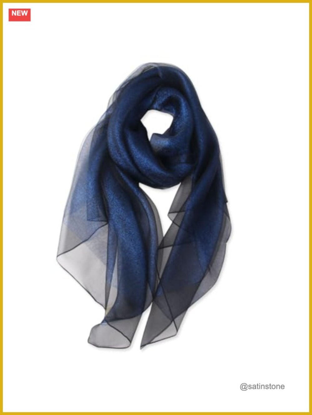 Organza Silk Scarf Women Sparkling Shawl Wraps Evening Dress Lightweight Sheer